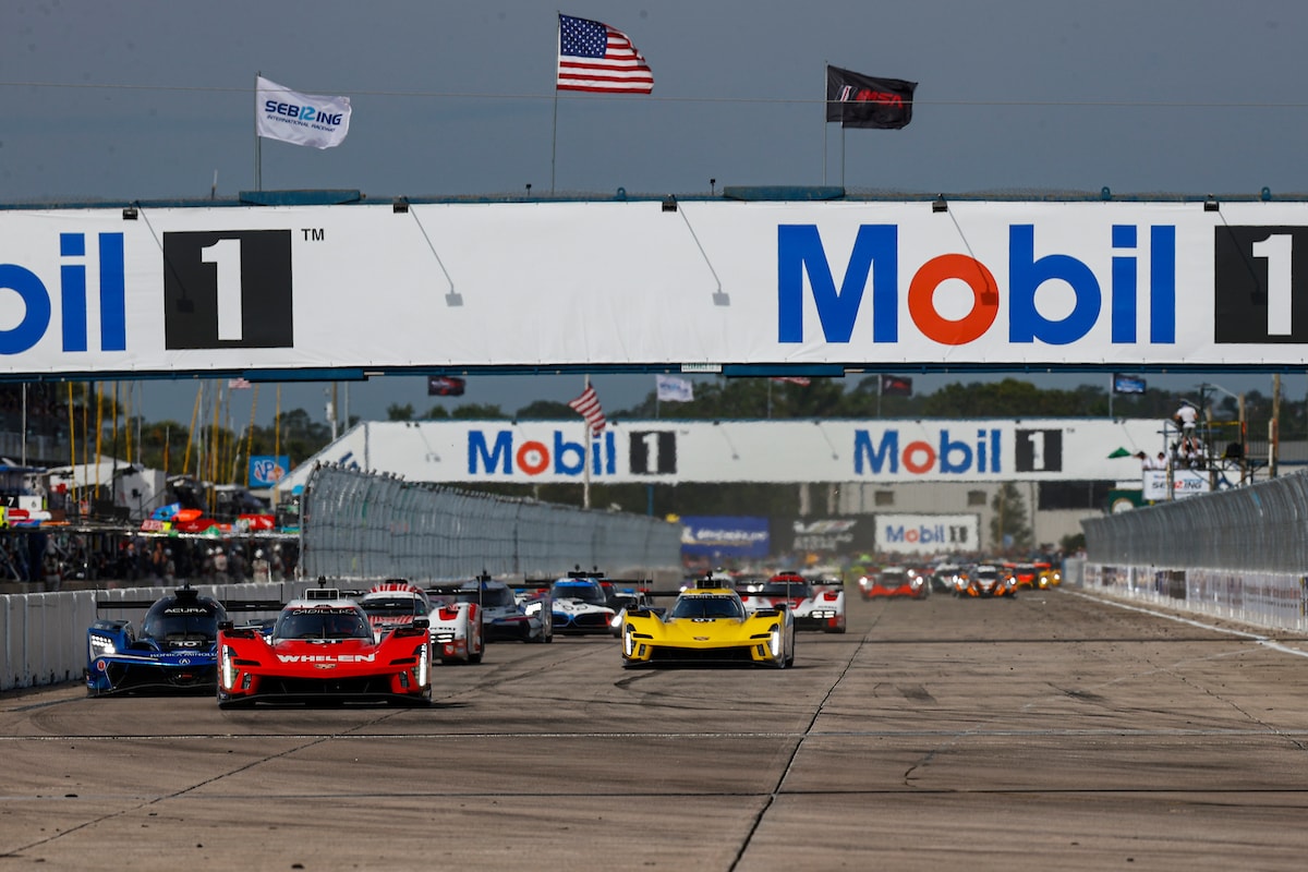 Cinq courses d'endurance en 2024 IMSA